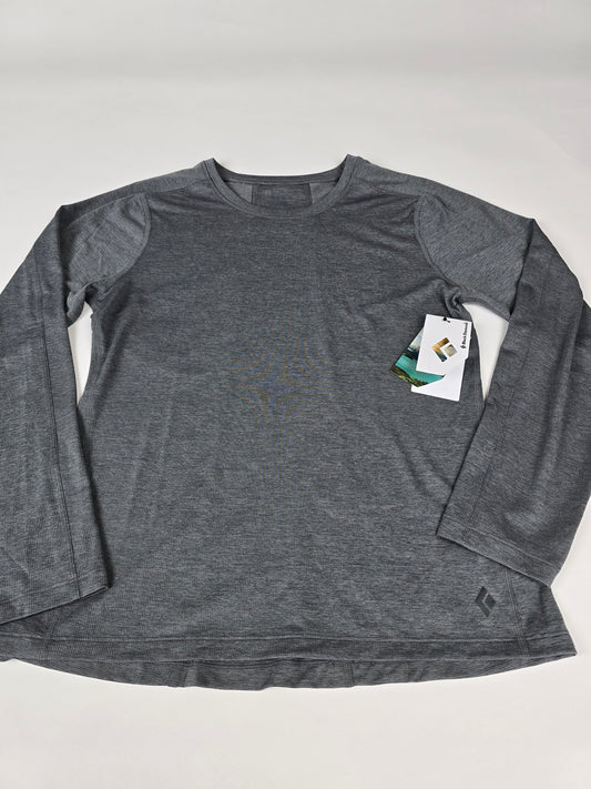 Black Diamond W LIGHTWIRE LS TEE Steel Grey S