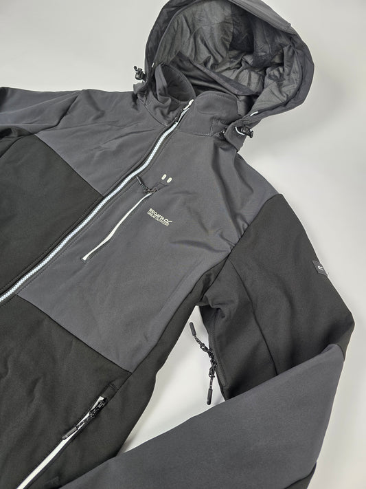 Regatta Hewitts IX Softshell Black Ash Nieuw! Heren Div Maten