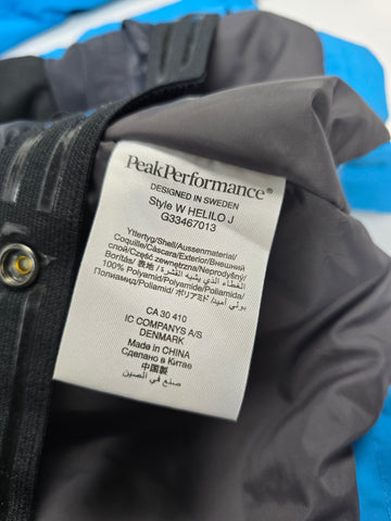 Peak Performance Heliloft Goretex Skijas Blauw Dames S