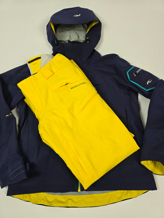 Kjus Ski Ensemble Paars Geel Heren XS