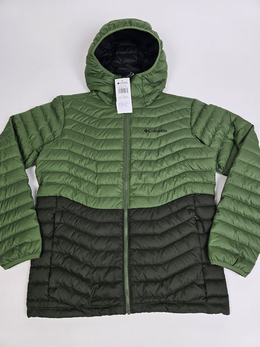 Columbia Westridge™ Down Hooded Jacket Greenscape, Can Men's M