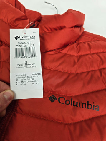 Columbia Westridge™ Down Jacket Spice, Sail Red Men's M