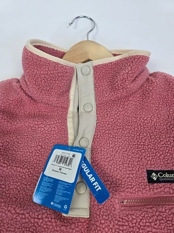 Columbia Helvetia™ II Cropped Half Snap Fleece Pink Agave Women's M