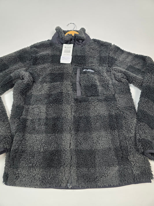 Columbia Winter Pass™ Print Fleece Full Zip Black Check Men's M