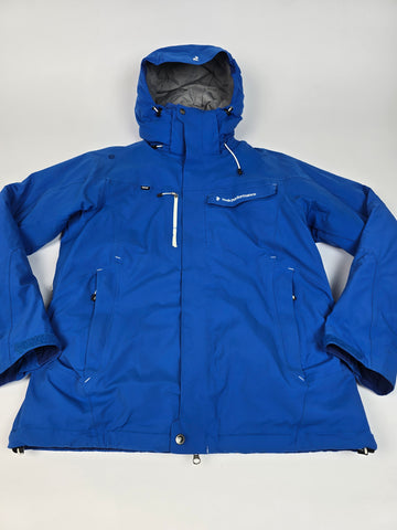 Peak Performance 3in1 Goretex Ski Jas Blauw Heren M