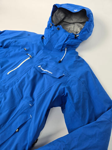 Peak Performance 3in1 Goretex Ski Jas Blauw Heren M