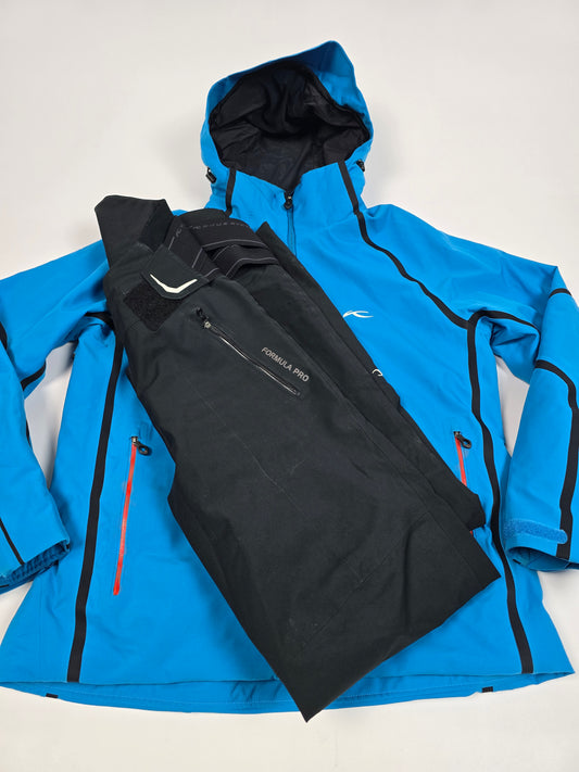 Kjus Formula Pro Ski Pak Blauw Zwart Heren S