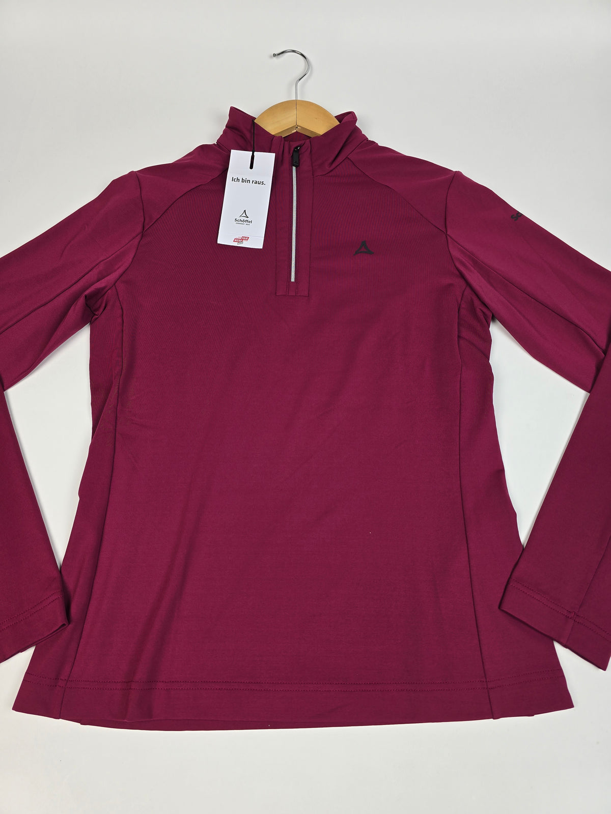 Schöffel Longsleeve Fiss L - merlot 38 Dames M