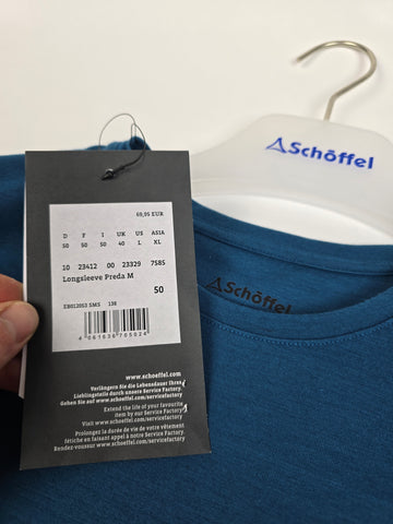 Schöffel Longsleeve Preda M - lakemount blue 50 Heren M