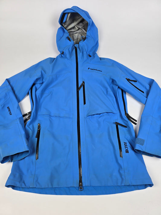 Peak Performance Heli Gravity Jacket Blauw Dames M