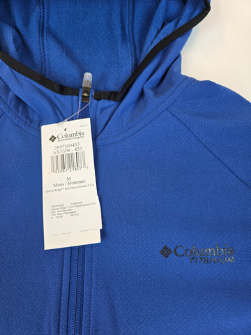 Columbia Spectre Ridge™ Tech Fleece Hooded FZ II Mountain Blue, Men's M