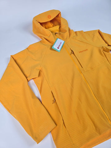 Marmot Wms Pinnacle DriClme Hoody Golden Sun Dames M