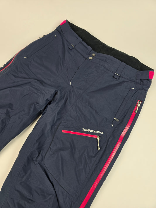 Peak Performance Skibroek Goretex Heliloft Donkerblauw Dames XL