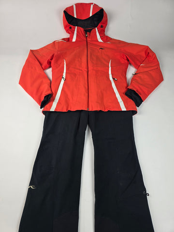 Kjus Ski Set Oranje Zwart Dames S-M