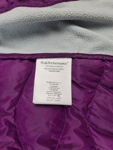 Peak Performance Helium Hybrid Jacket Paars Dames S