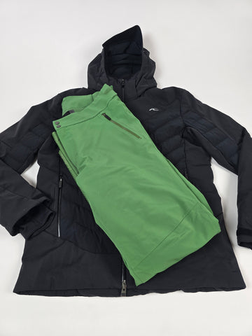 Kjus Sight Line Jacket + Formula Pants Zwart Groen M-L