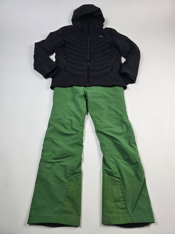 Kjus Sight Line Jacket + Formula Pants Zwart Groen M-L