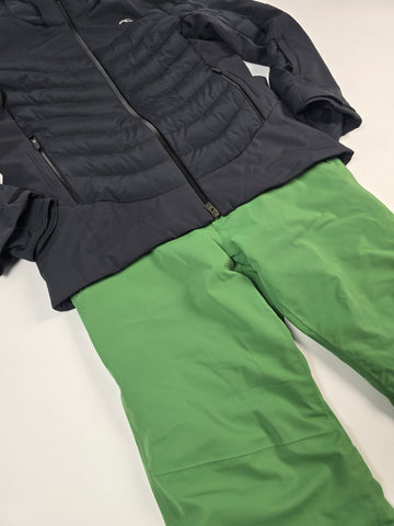 Kjus Sight Line Jacket + Formula Pants Zwart Groen M-L