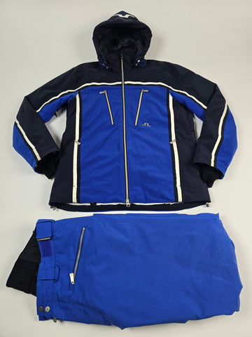 J.Lindeberg Ski Set Blauw Zwart Heren XL