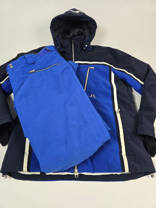 J.Lindeberg Ski Set Blauw Zwart Heren XL