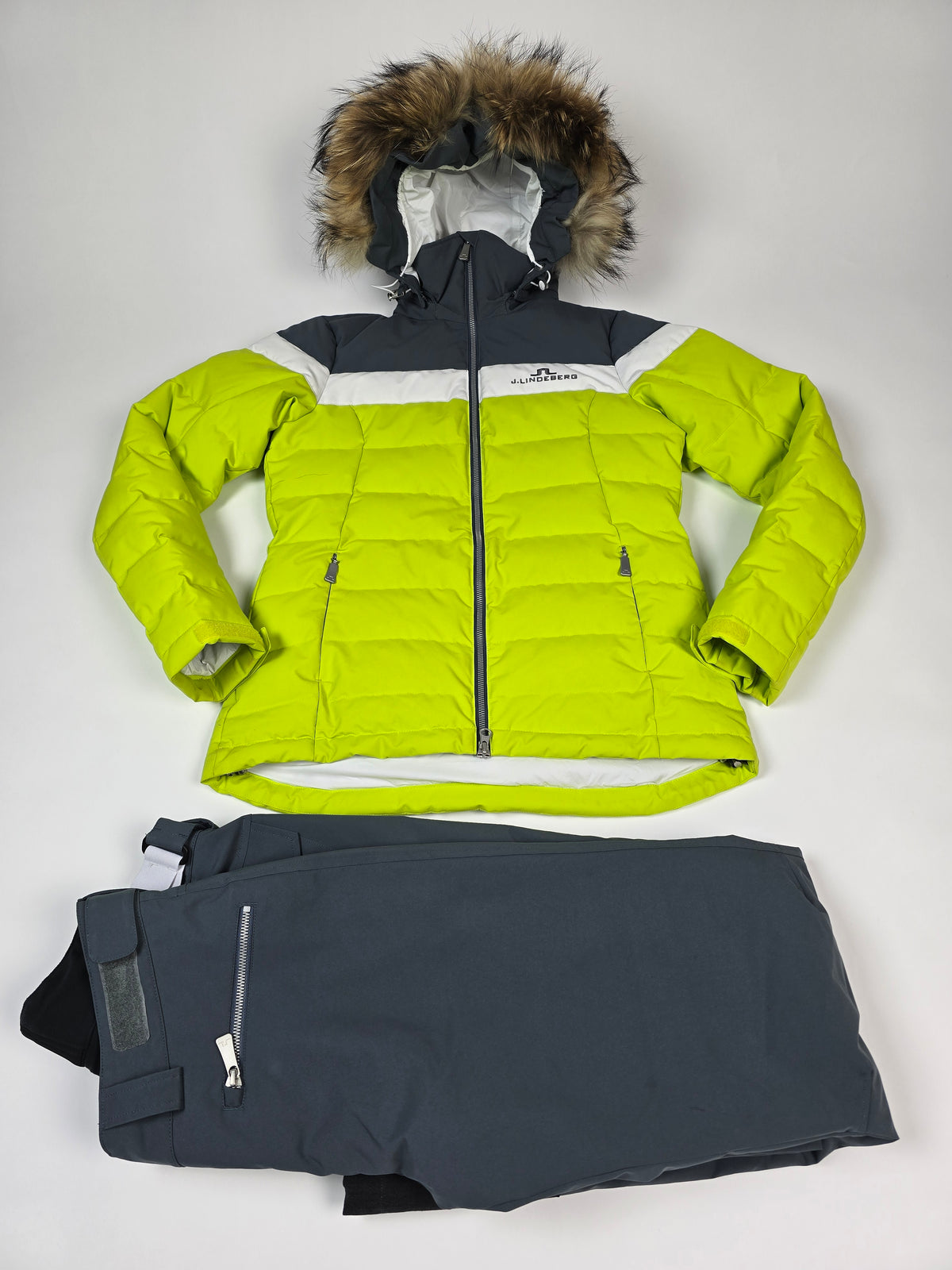 J.Lindeberg Ski Set Geel Grijs Dames M