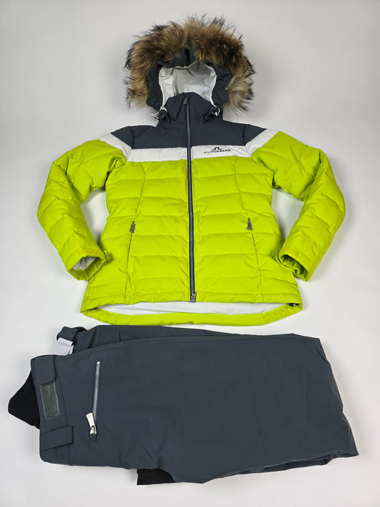 J.Lindeberg Ski Set Geel Grijs Dames M