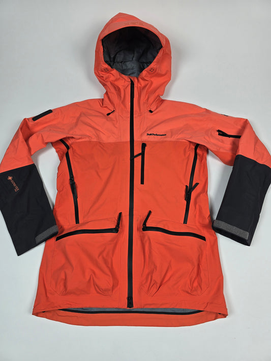 Peak Performance Vislight Goretex Pro Jacket Oranje Dames S