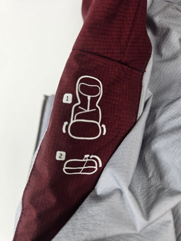 R’ADYS R1 Light Tech Jacket Burgundy Heren M