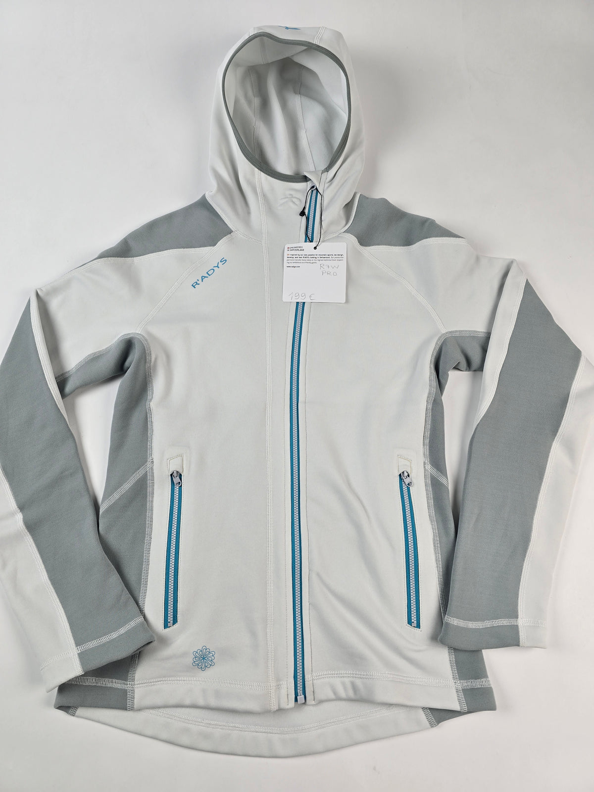 R’ADYS R7 Pro Fleece Jacket Light Grey Dames M