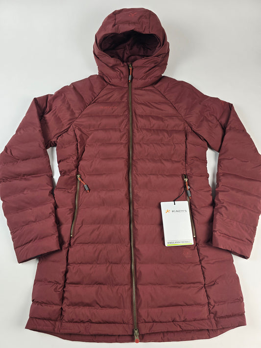 R’ADYS R5 X-light Insulated Coat Burgundy Rood Dames M