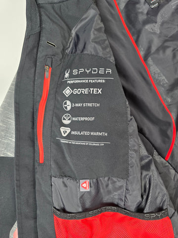 Spyder Titan Goretex Skijas Rood Zwart Heren XL