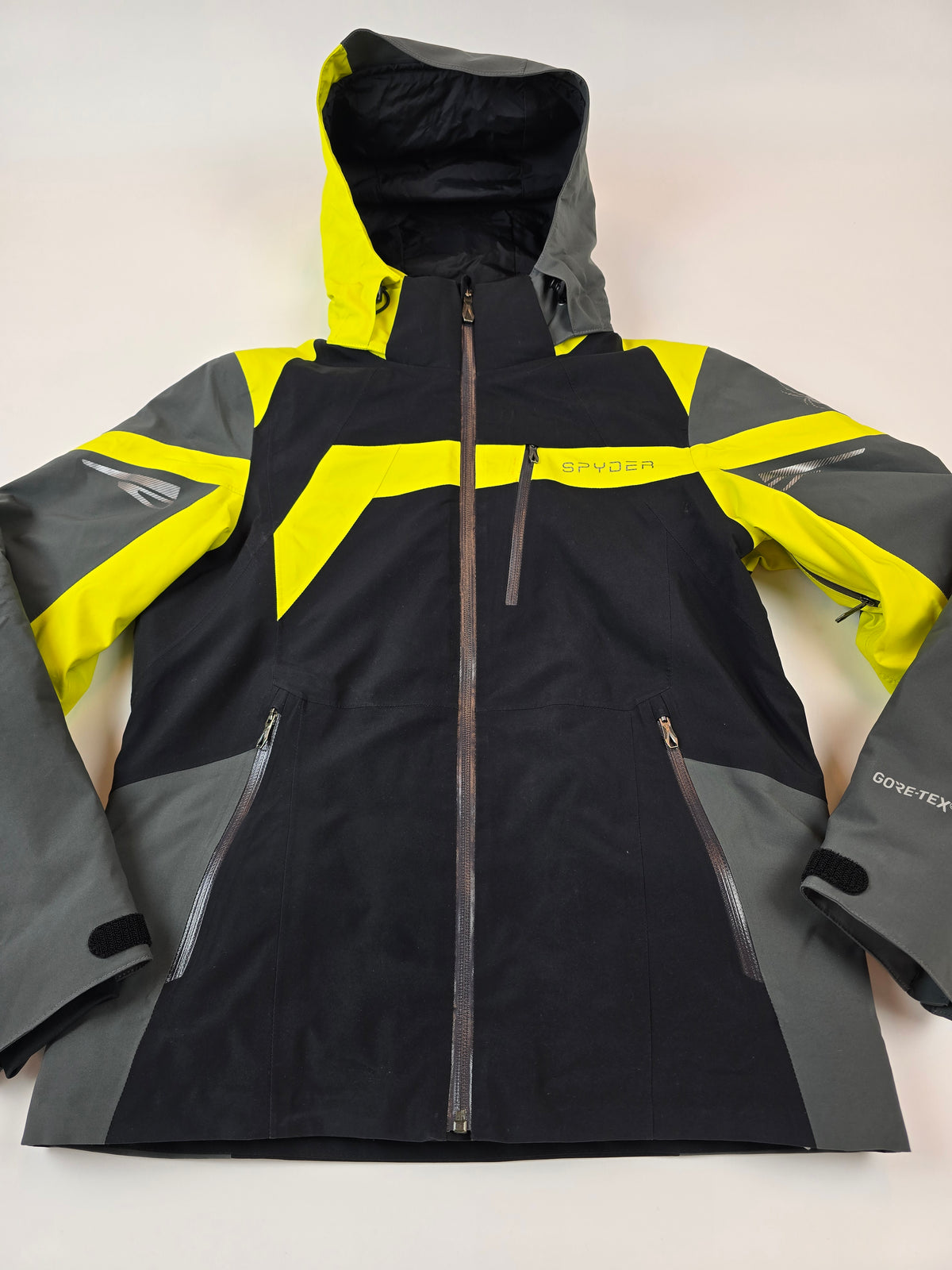 Spyder Titan Goretex Skijas Geel Zwart Heren S