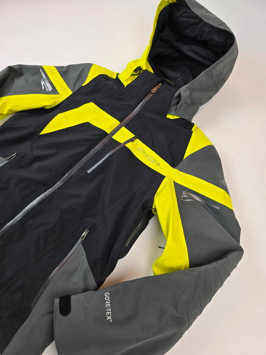 Spyder Titan Goretex Skijas Geel Zwart Heren S