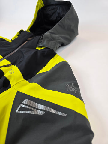 Spyder Titan Goretex Skijas Geel Zwart Heren S