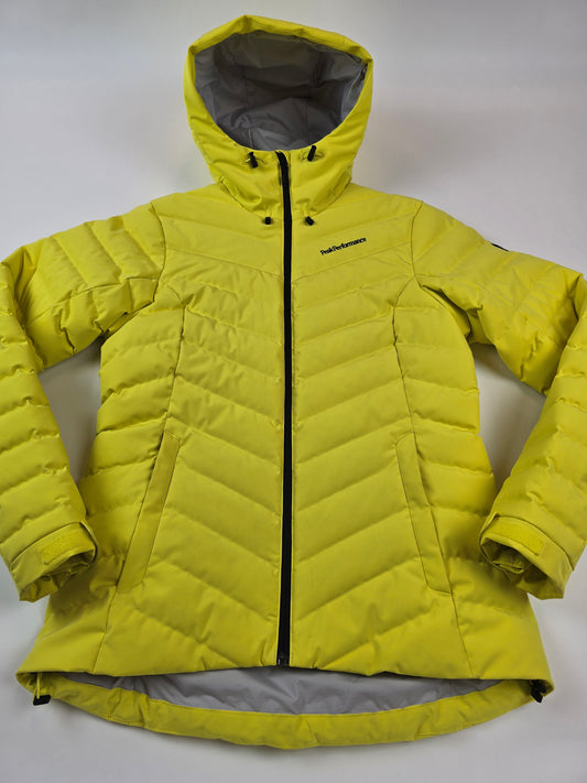 Peak Performance Frost Ski Jacket Geel Zgan! Dames M