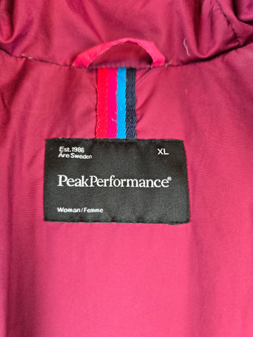 Peak Performance Blackburn Jacket Bordeau rood Dames XL