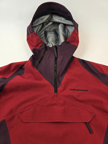 Peak Performance Goretex Pro Ski Shell Rood Dames S