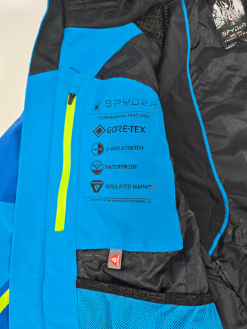 Spyder Titan Ski Set Blauw Groen Heren L