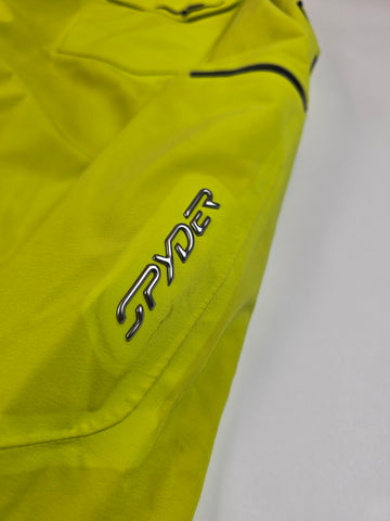 Spyder Skibroek Geel met bretels Heren XL