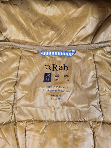 Rab Mythic Alpine Light Jacket Wmns Sahara Size 12