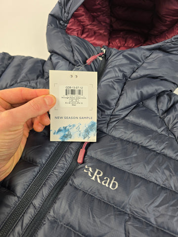 Rab Microlight Alpine Jacket Wmns Steel Size 12