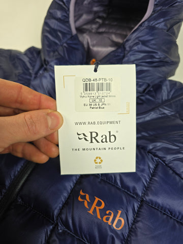 Rab Mythic Alpine Jacket Wmns Patriot Blue Size 10