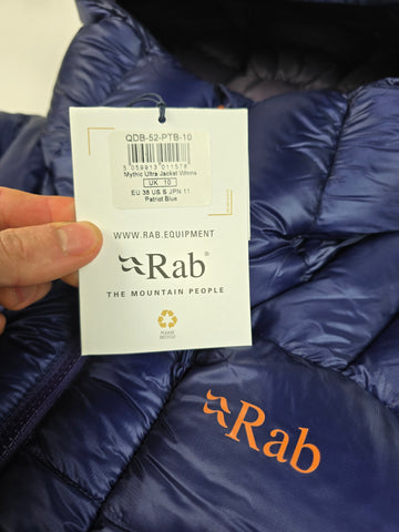 Rab Mythic Ultra Jacket Wmns Patriot Blue Size 10