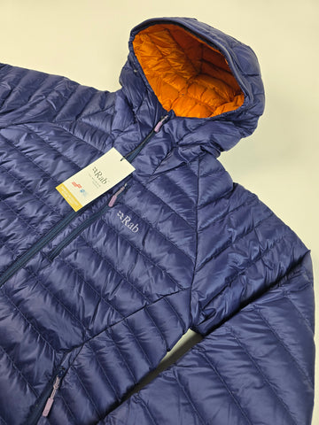 Rab Microlight Alpine Jacket Wmns Patriot Blue (Marmalade) Size 12