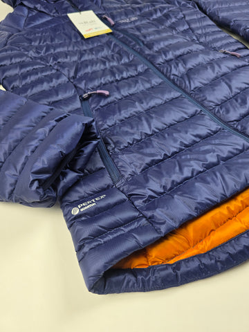 Rab Microlight Alpine Jacket Wmns Patriot Blue (Marmalade) Size 12