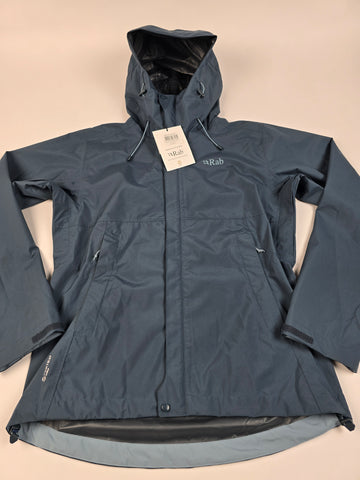 Rab Downpour Eco Jacket Wmns Orion Blue Size 12