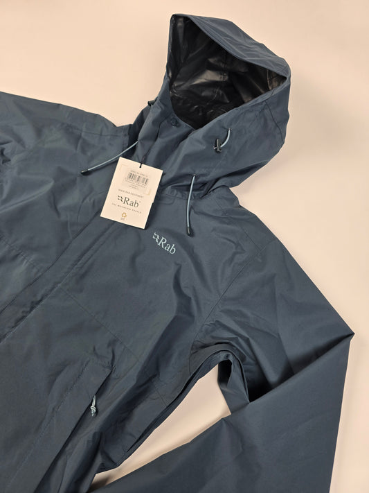 Rab Downpour Eco Jacket Wmns Orion Blue Size 12