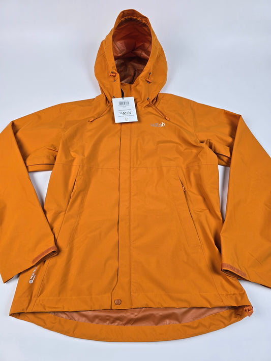 Rab Downpour Eco Jacket Wmns Marmalade Size 12