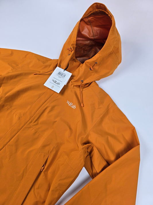 Rab Downpour Eco Jacket Wmns Marmalade Size 12