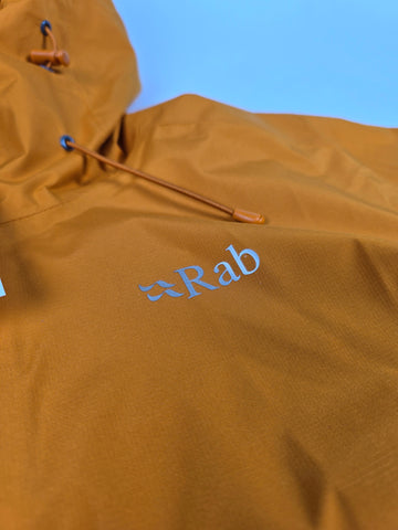 Rab Downpour Eco Jacket Wmns Marmalade Size 12